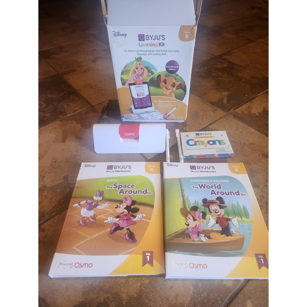 BYJU'S Learning Kit Grade K  Disney iPad Tablet Kindergarten OSMO‎ Open Box STEM